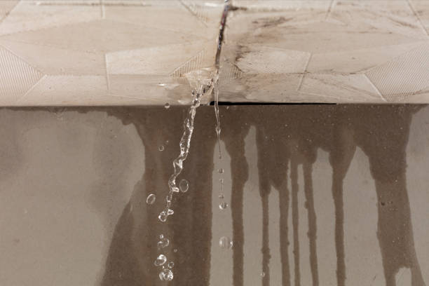 Professional Flood Damage Cleanup technician working in Melvindale, MI